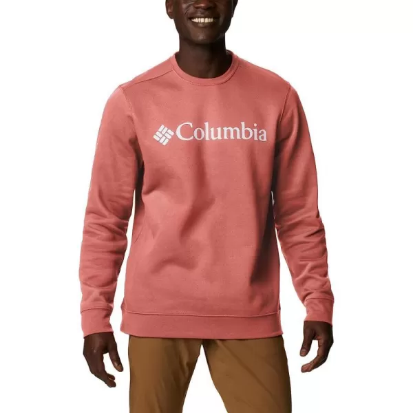 imageColumbia Mens Trek CrewDark CoralCsc Branded Logo