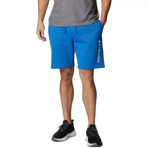 Bright Indigo Heather/White Vertical Logo