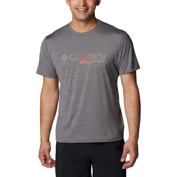 imageColumbia Mens Trinity Trail Graphic TeeCity Grey  Active Fit