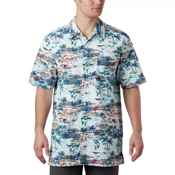 imageColumbia Mens Trollers Best Short Sleeve ShirtBeach Billfish BBQ Print