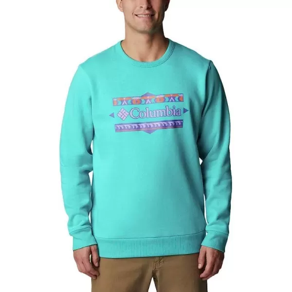 imageColumbia Mens Tumalo Creek CrewBright AquaBordered Csc
