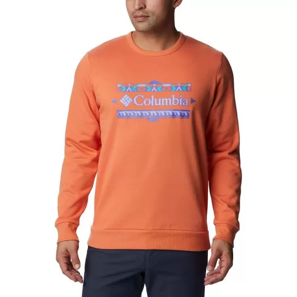 imageColumbia Mens Tumalo Creek CrewDesert OrangeBordered Csc