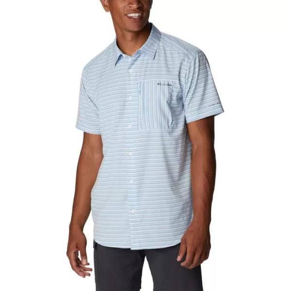 imageColumbia Mens Twisted Creek Iii Short SleeveJet Stream Basic Stripe