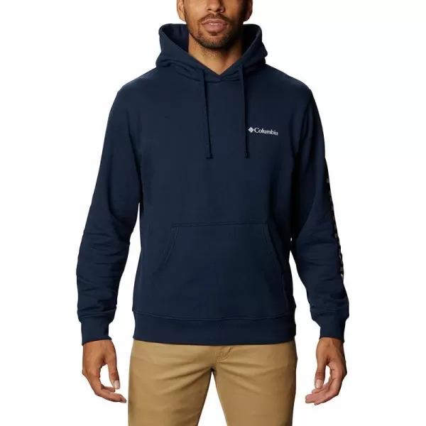 imageColumbia Mens Viewmont Ii Sleeve Graphic HoodieCollegiate NavyWhite