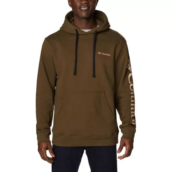 imageColumbia Mens Viewmont Ii Sleeve Graphic HoodieOlive GreenAncient Fossil