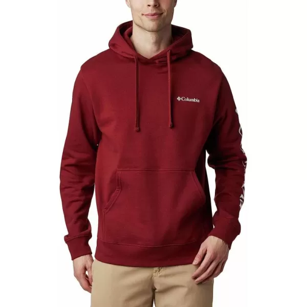 imageColumbia Mens Viewmont Ii Sleeve Graphic HoodieRed JasperWhite