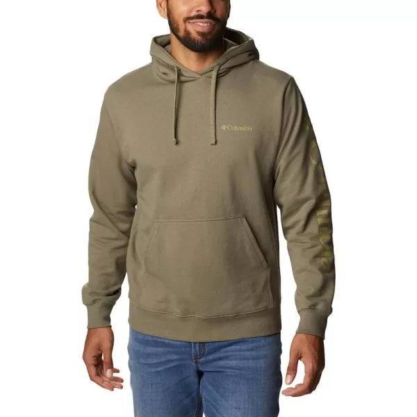 imageColumbia Mens Viewmont Ii Sleeve Graphic HoodieStone Green