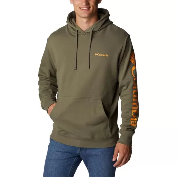 imageColumbia Mens Viewmont Ii Sleeve Graphic HoodieStone GreenMango