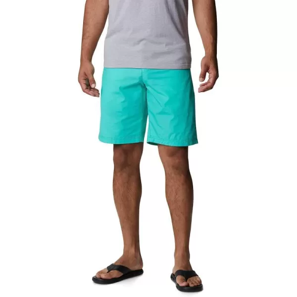 imageColumbia Mens Washed Out ShortElectric Turquoise