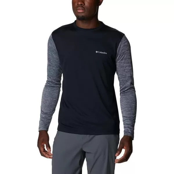 imageColumbia Mens Zero Rules Long Sleeve ShirtBlackBlack Heather