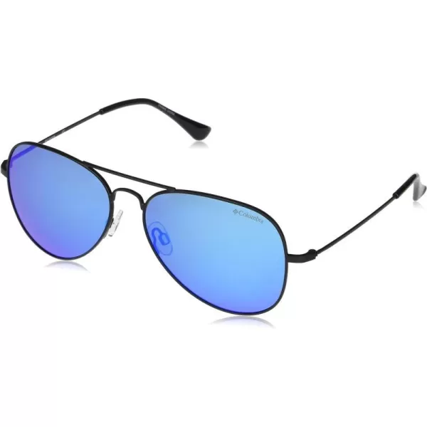 imageColumbia Norwester Aviator SunglassesSatin BlackBlue Polarized