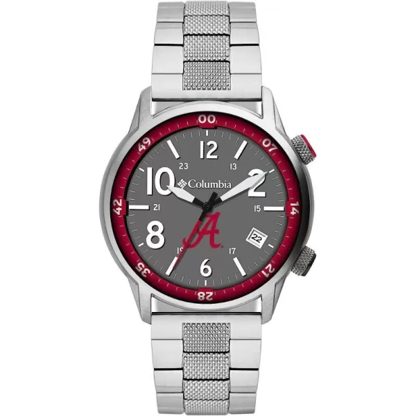 imageColumbia OUTBACKER Alabama Crimson Tide Mens Stainless Steel Watch with Stainless Steel BraceletColumbia OUTBACKER Alabama Crimson Tide Mens Stainless Steel Watch with Stainless Steel Bracelet