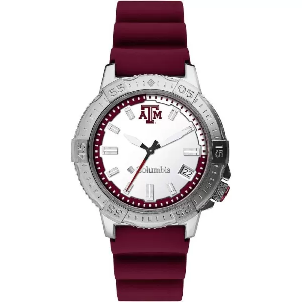 imageColumbia Peak Patrol Texas AampM Aggies Mens Watch with Maroon Silicone StrapColumbia Peak Patrol Texas AampM Aggies Mens Watch with Maroon Silicone Strap
