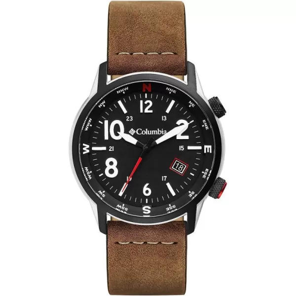 imageColumbia Timing Outbacker Stainless Steel Case with Leather StrapBrown