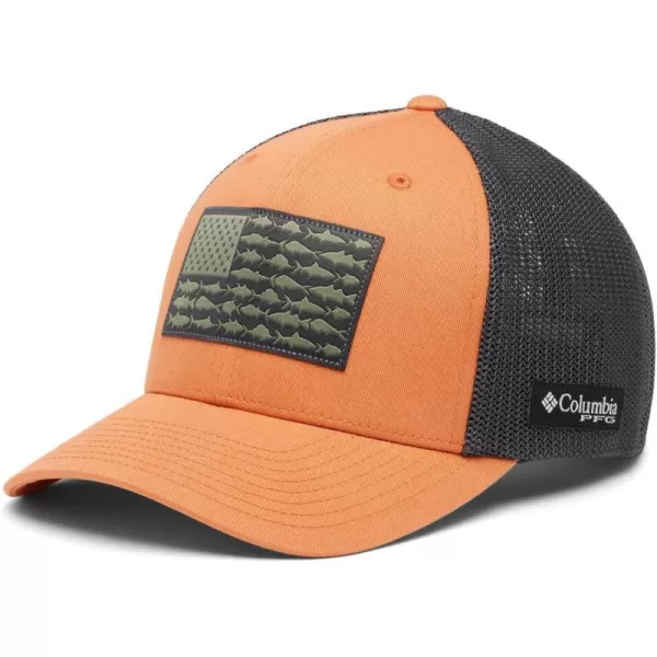 Dusty Orange/Shark/Us Fish Flag