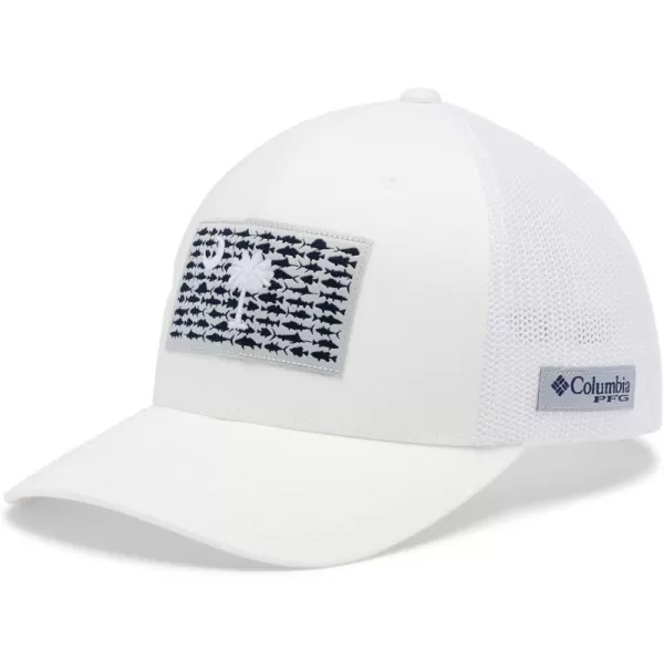 White/Sc Fish Flag