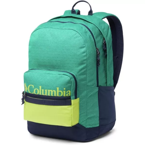 imageColumbia Unisex Zigzag 30L Backpack Black One SizeEmerald GreenBright Chartreuse One Size
