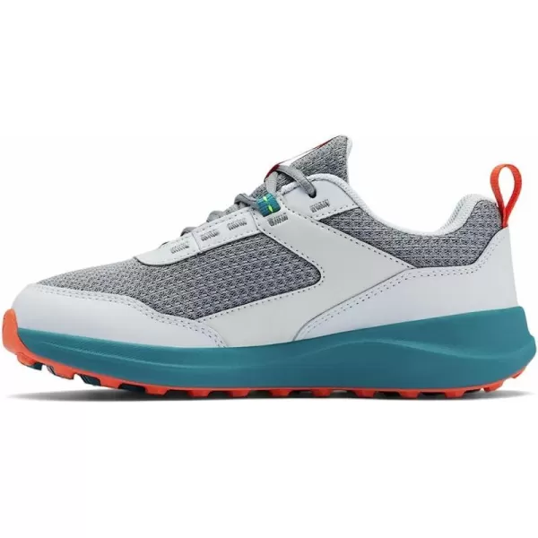 imageColumbia UnisexChild Hatana Waterproof Hiking ShoeCirrus GreyRed Quartz
