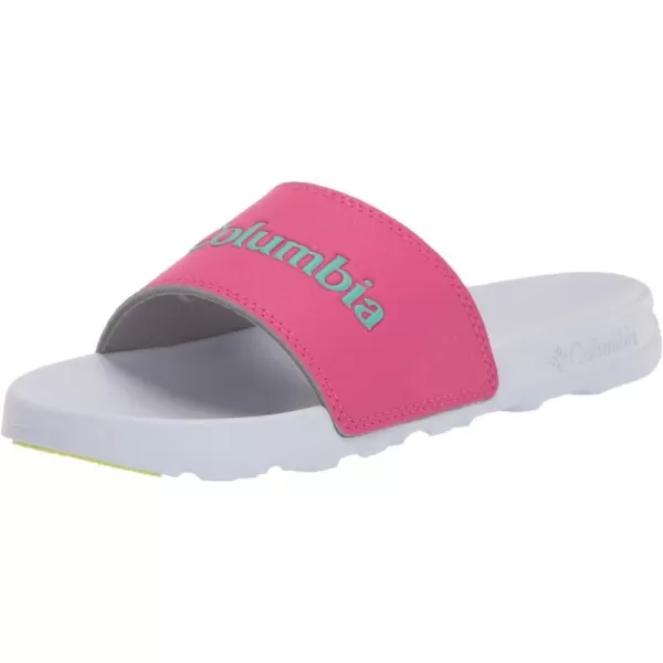 imageColumbia UnisexChild Hood River Slide Sport SandalHaute PinkElectric Turquoise