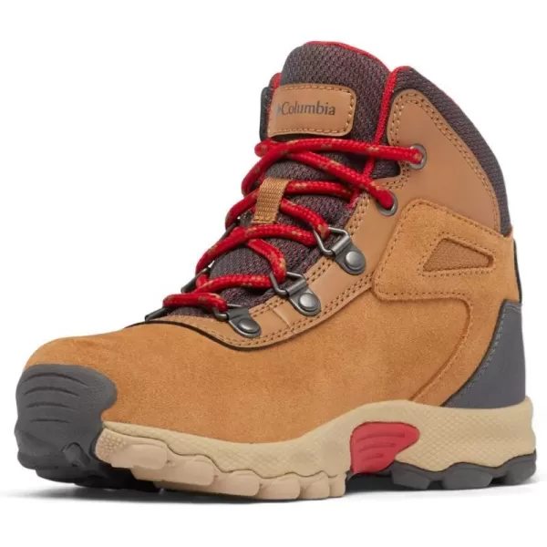 imageColumbia UnisexChild Newton Ridge Amped Hiking ShoeElk  Mountain Red