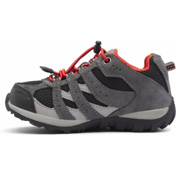 imageColumbia UnisexChild Redmond Waterproof Hiking ShoeBlack  Flame