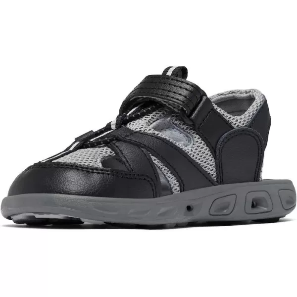 imageColumbia UnisexChild Techsun Wave Sport SandalBlackSteam