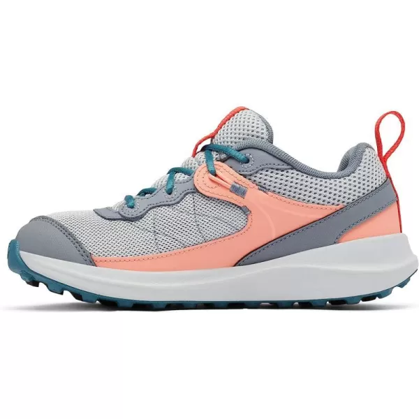 imageColumbia UnisexChild Trailstorm Hiking ShoeCirrus GreyRed Hibiscus
