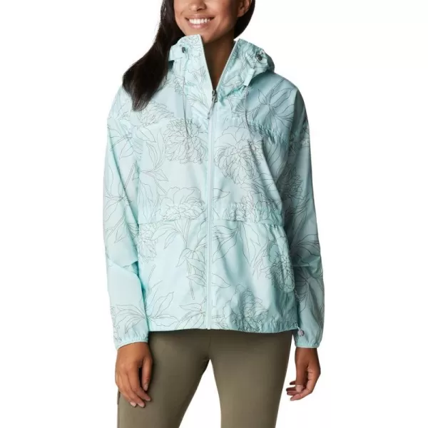 imageColumbia Womens Alpine Chill WindbreakerIcy Morn Leafy Lines