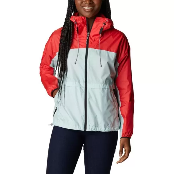 imageColumbia Womens Alpine Chill WindbreakerRed HibiscusIcy MornBlack