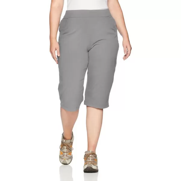 imageColumbia Womens Anytime Casual Capri Stain Resistant Sun ProtectionLight Grey