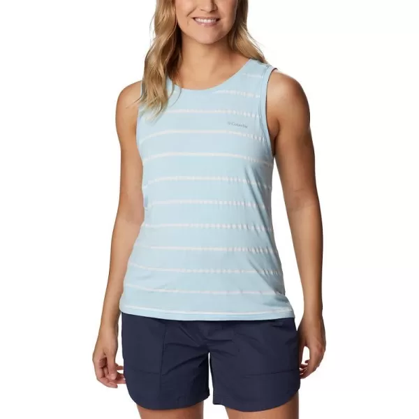 imageColumbia Womens Anytime Knit TankSpring Blue Stripe