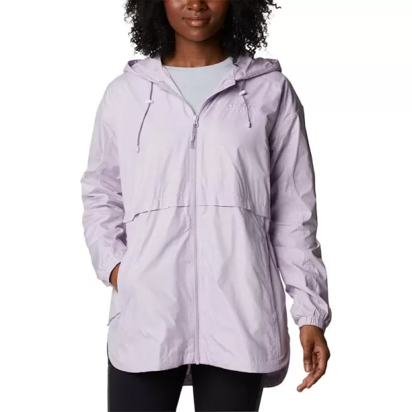 imageColumbia Womens Auroras Wake Iii JacketPale Lilac Leafy Lines Emboss