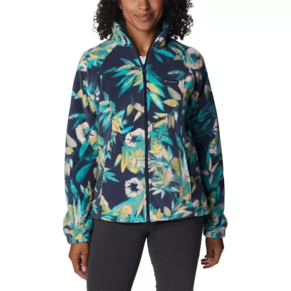 imageColumbia Womens Benton Springs Printed Full ZipBright AquaWisterian