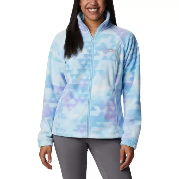imageColumbia Womens Benton Springs Printed Full ZipSpring BlueDistant Peaks