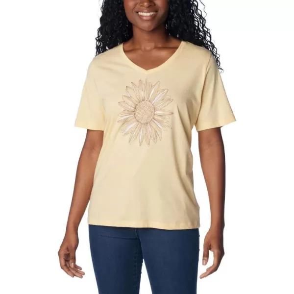 imageColumbia Womens Bluebird Day Relaxed V NeckSunkissed HeatherFlower Power