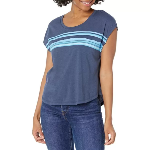 imageColumbia Womens Bluebird Days Modern Short Sleeve TeeNocturnal HeatherPeaceful Perspective Grx