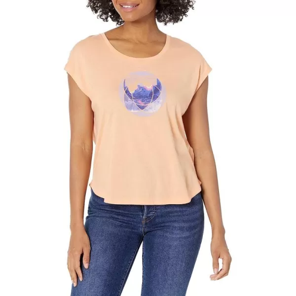 imageColumbia Womens Bluebird Days Modern Short Sleeve TeePeach HeatherMindful Meditation Graphic
