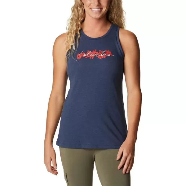 imageColumbia Womens Bluff Mesa Tank Top Lightweight Comfort StretchNocturnal HeatherBranded Lakeshore