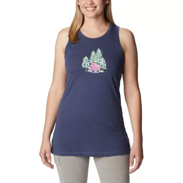imageColumbia Womens Bluff Mesa TankNocturnal HeatherBest Site Graphic
