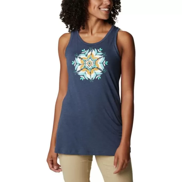 imageColumbia Womens Bluff Mesa TankNocturnal HeatherFloral Leafscape