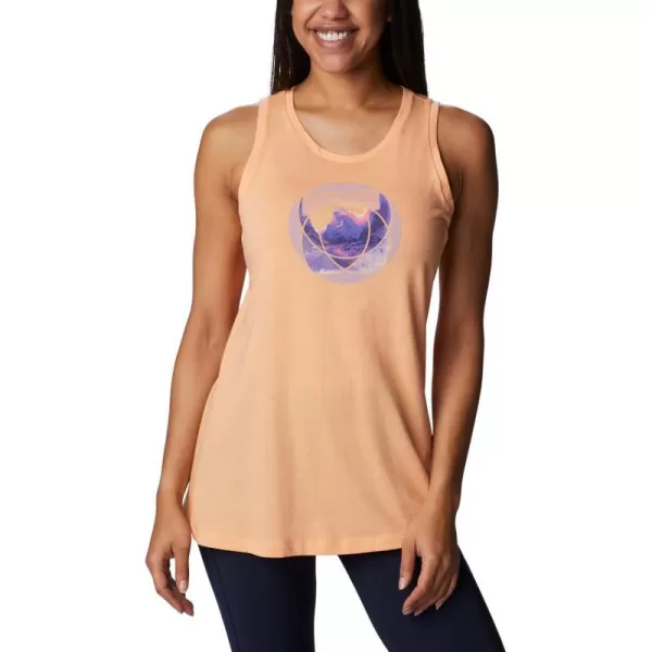 imageColumbia Womens Bluff Mesa TankPeach HeatherMindful Meditation Graphic