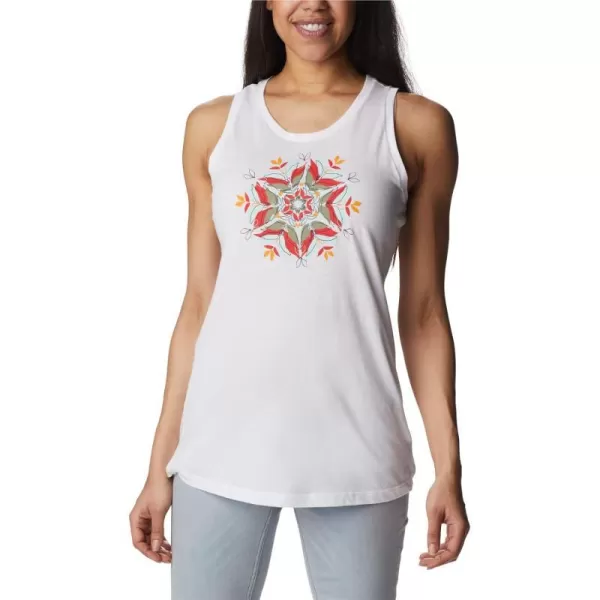 imageColumbia Womens Bluff Mesa TankWhiteFloral Landscape