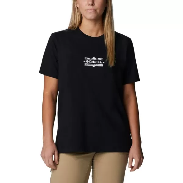 imageColumbia Womens Boundless Beauty Short Sleeve TeeBlackBordered Beauty Graphic