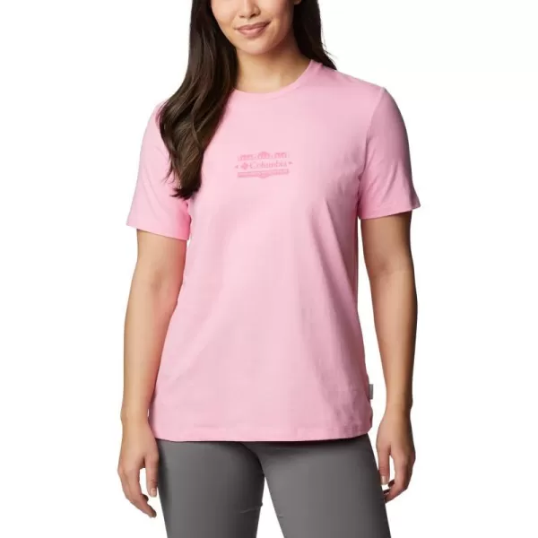 imageColumbia Womens Boundless Beauty Short Sleeve TeeWild RoseBordered Beauty Graphic