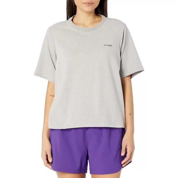 imageColumbia Womens Bramley Bay Relaxed TeeColumbia Grey HeatherFish Friends Flag