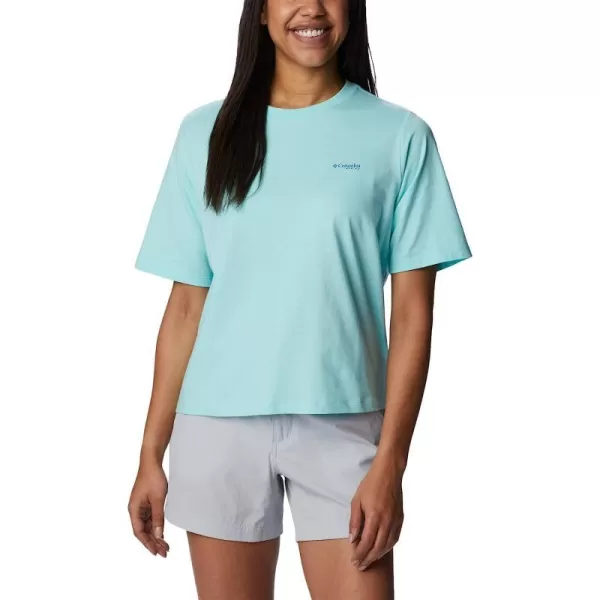 imageColumbia Womens Bramley Bay Relaxed TeeGulf StreamFish Friends Flag Graphic