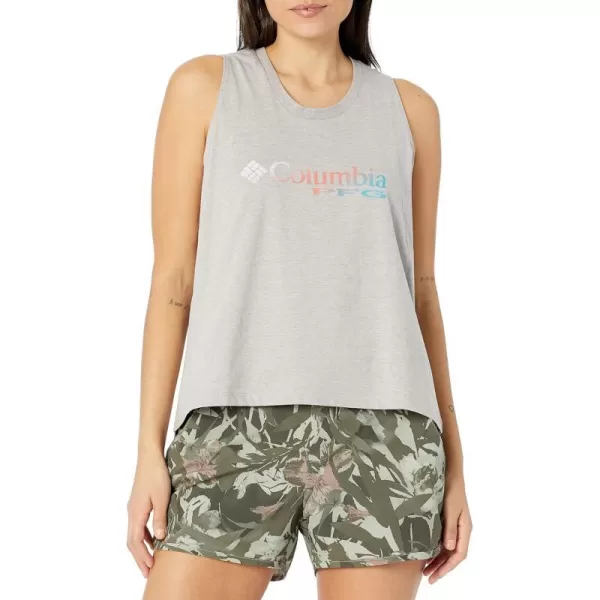 imageColumbia Womens Bramley Bay TankColumbia Grey HeatherStacked Logo Gs Grx