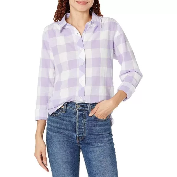 imageColumbia Womens Camp Henry Iii Long Sleeve ShirtFrosted PurpleBuffalo Check