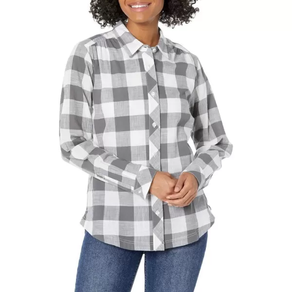 imageColumbia Womens Camp Henry Iii Ls ShirtCity GreyBuffalo Check