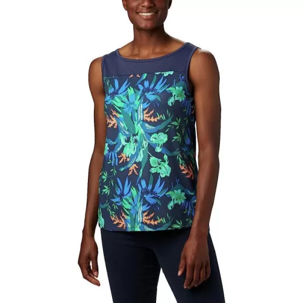 imageColumbia Womens Chill River TankNocturnalMagnolia Print